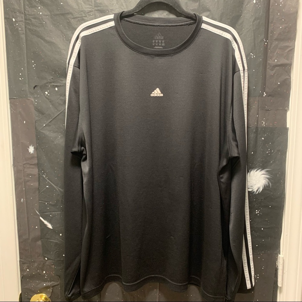 Adidas Stripes Dri-for Long Sleeve